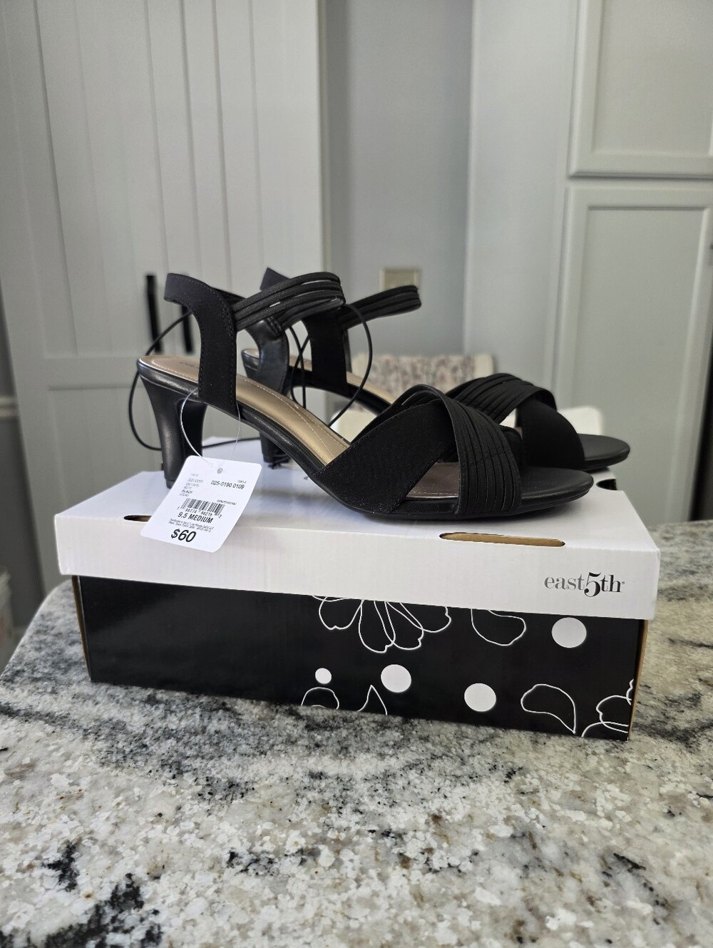 East 5th Womens Nelty Heeled Sandals. NEW!